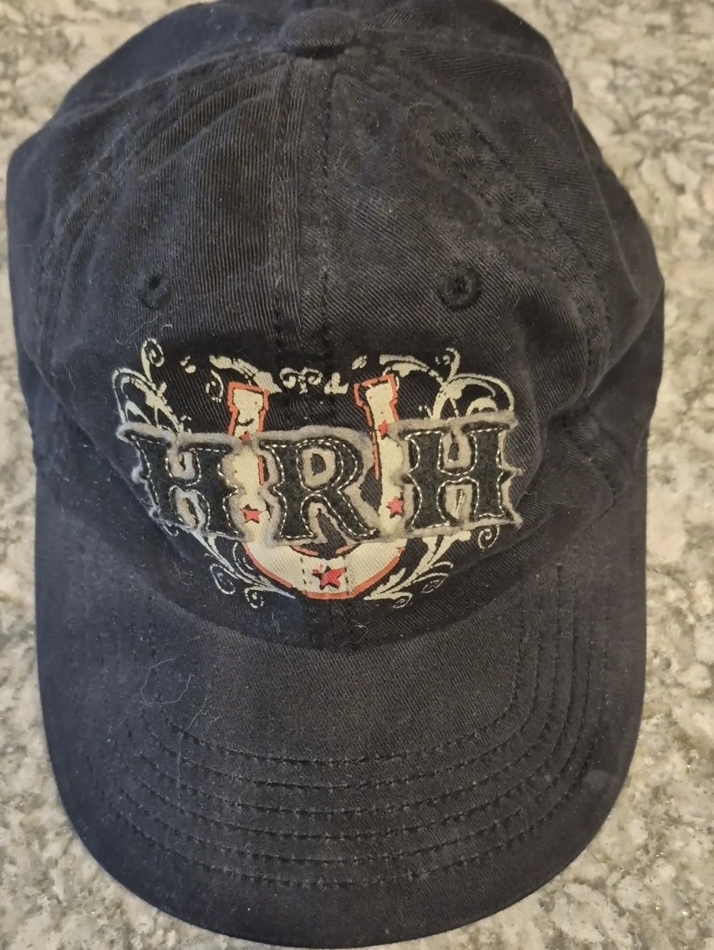 Hard Rock Hotel Black Baseball Cap with Embroidered Crest Las Vegas